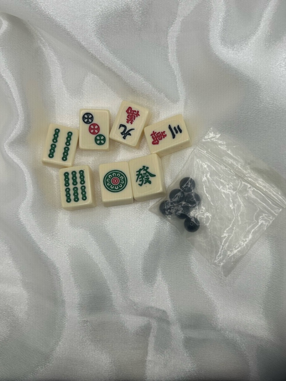 Vintage Mahjong Tile Bracelet Beads